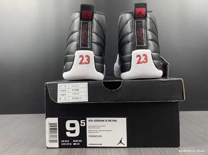 Rep Jordan 12 Air Retro (2012) Playoffs 130690-001 0602